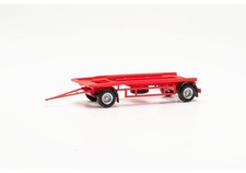 Trailer Roll-Off Dump Red - 2a